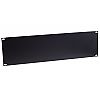 Blank panel, 19", 3U, black