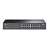 TP-Link LS1016G, Unmanaged switch, 16x 10/100/1000 RJ-45, 11.6", 19" Rack-mounting Bracket