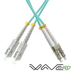 Patchcord SC/UPC-LC/UPC, MM, 50/125 duplex, OM3 fiber, 0.5 m