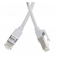 Patch cable S/FTP (PiMF) cat. 8,  0.5 m, grey