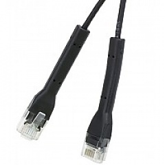 Patch cable UTP cat. 6a, 5.0 m, black, LSOH, ultra-flex