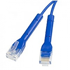 Patch cable UTP cat. 6a, 0.25 m, blue, LSOH, ultra-flex