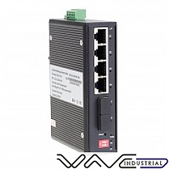 Managed industrial switch, 4x 100/1000 RJ-45, 2x 1000 SFP (Wave Industrial WO-IS-M2GF4GT-M)