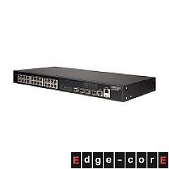 Managed Switch, 24x 10/100/1000 RJ-45, 4 integrated 10G SFP+ ports, 19" (Edge-corE ECS4150-28T)