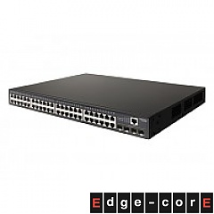 Managed switch,  48x 10/100/1000 RJ-45, 4x 100/1000 SFP ports, PoE (Edge-core ECS4100-28TC)