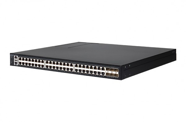 Managed switch,  48x 10/100/1000 RJ-45 PoE ports, 6x 25G SFP28 ports, 19" (Edge-corE ECS4150-54P) 