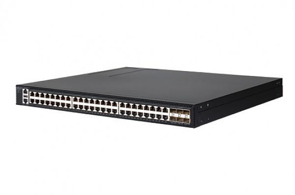 Managed switch,  48x 10/100/1000 RJ-45 ports, 6x 25G SFP28 ports, 19" (Edge-core ECS4150-54T) 