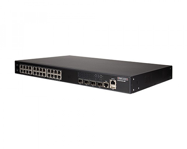 Managed Switch, 24x 10/100/1000 RJ-45, 4 integrated 10G SFP+ ports, 19" (Edge-core ECS4150-28P) 