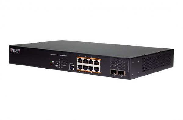 Managed Switch, 8x RJ-45 2.5G/1000M, 2x SFP+ 10G (Edge-corE ECS4125-10P) 