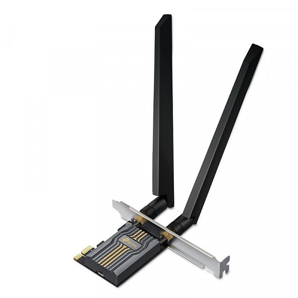 TP-Link Archer TBE400E, 6500Mbps Wireless Tri Band PCI-Express BE6500, Wi-Fi 7, Bluetooth 5.4